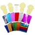Foil Art 4-in-1 Flower Board Kit - Rose, Daisy, Heart, Sunflower - Contents