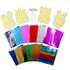 Foil Art 4-in-1 Monster Board Kit - Spooky, Grinning, Jolly, Blubber - Contents