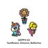 Glass Deco Reelable Kit - GDPP3-02 - Sunflower, Unicorn, Ballerina