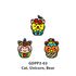 Glass Deco Reelable Kit - GDPP3-03 - Cat, Unicorn, Bear