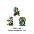 Glass Deco Reelable Kit - GDPP3-04 - Parrot, Kingfisher, Owl