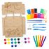 Ocean Wonders Clay Scene Kraft Box Kit - Includes Ocean Backdrop And 6 Sea Creatures - Contents