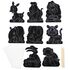 Scratch Art Wild Animal Deco Stand - 8 National Wild Animals! = Contents