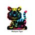 Scratch Art Wild Animal Deco Stand - Malayan Tiger