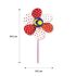 DIY Merdeka Flower Pinwheel - Size