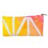 Canvas Pencil Case - Painted Geometric Pattern