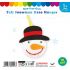 Felt Snowman Deco Hanger - Pack of 10