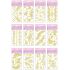 Temporary Glitter Tattoo - Gold Mix - Assorted Designs