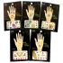 Temporary Hand Bling Tattoo Mix - Pack of 5