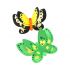 3D Butterfly Magnet - Yellow and Green Butterflies