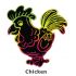 Scratch Art Farm Animal - Chicken