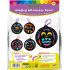 Stained Glass Halloween Hanging Deco Pack of 5 - Packaging Front