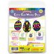 Stained Glass Easter Egg Window Deco Kit