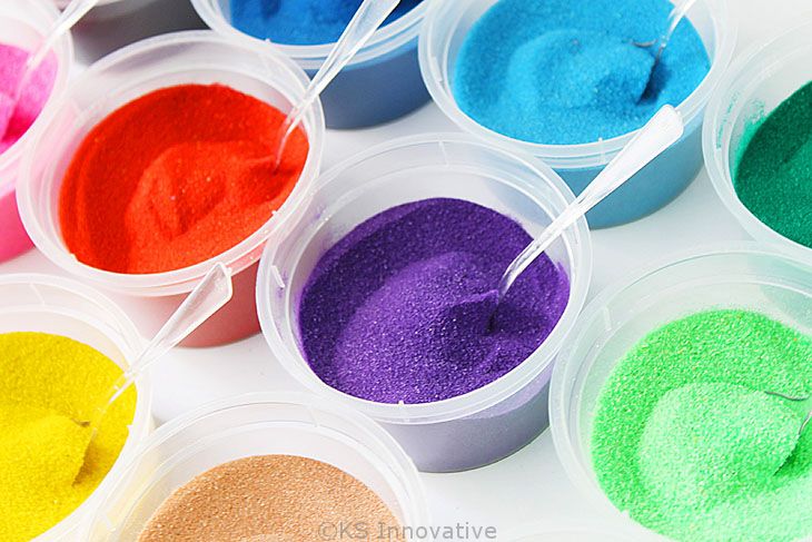 Coloured sand sale